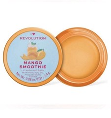 I 🩷Revolution Mango Smoothie Lip Mask and Balm w/Avocado Oil ~ 0.08 oz (BN)