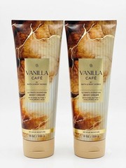 Bath & Body Works VANILLA CAFE Ultimate Hydration Body Cream 8 oz Lot of 2