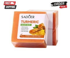 Kojic Acid Soap Dark Spot Whitening Turmeric Soap Skin Bleaching Lightening 100G