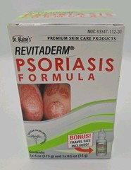 Dr. Blaine&rsquo;s Revitaderm Psoriasis Formula 4 Oz. + Travel Size – Pack of 1