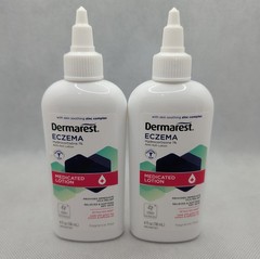 (2) Dermarest Eczema Medicated Anti Itch Lotion 4oz Each