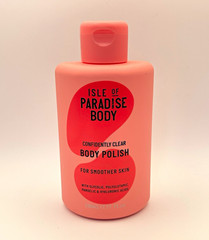 Isle of Paradise Confidently Clear Body Polish Exfoliate + Hydrate 7.77 oz
