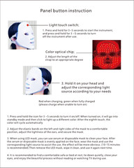 7 Colors LED Facial Mask Light Therapy Face Neck Skin Rejuvenation Beauty Tool