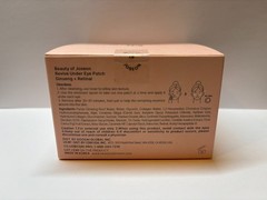 Beauty of Joseon Revive Under Eye Patch 60 Patches 90 g/3.23 oz Full Size NIB