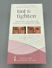 Tint & Tighten Instant Color Soothing Cream 0.18oz Light/Medium 9-0.6 ml Tubes