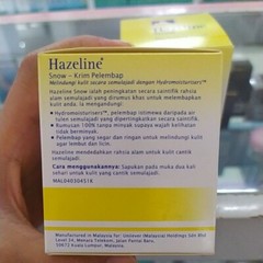 2 X 100g HAZELINE Snow Moisturizing Cream Whitening Natural ProtectSkin