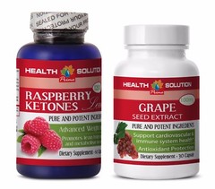 Anti-aging – RASPBERRY KETONES – GRAPE SEED EXTRACT COMBO – grape seed oil
