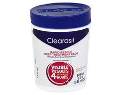 Clearasil Rapid Rescue Deep Treatment Acne Pads, 90 Count