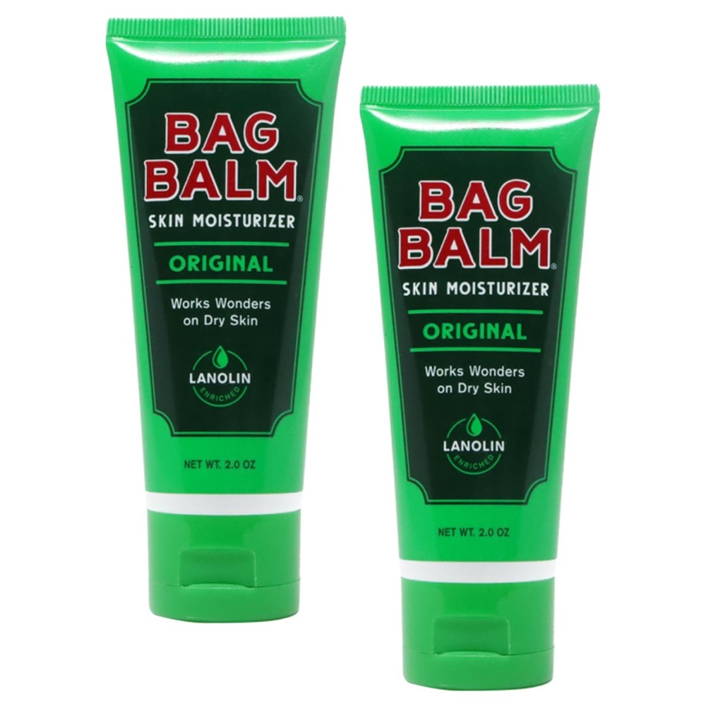 Bag Balm Skin Moisturizer 2 Ounce Pack of 2 No Fragrance Paraben Free