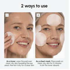 MAREE Collagen Acne Clearing Polishes – Toner Pads with Retinol – Minimizing