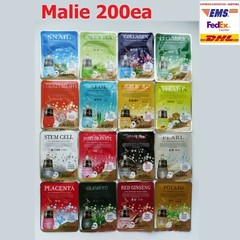 200pcs/16kinds MALIE Face Mask Packs Sheet 0.88oz Moisture Firmness EXPRESS SHIP