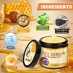 2PCS Bee Venom Skin Restoration Cream, Bee Venom Skin Treatment Cream, Effective