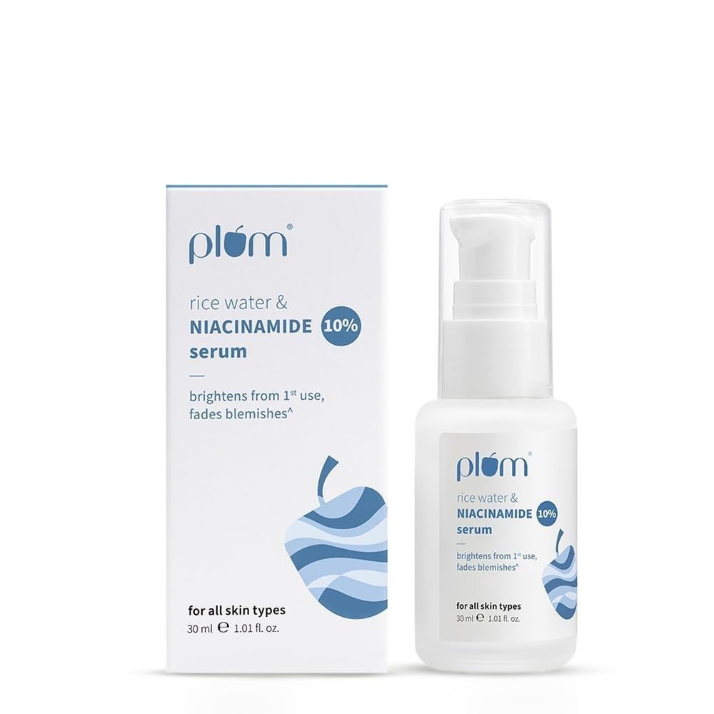 Plum 10% Niacinamide Serum with Rice Water 30ml
