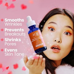 SeoulCeuticals Korean Skin Care 20% Vitamin C Hyaluronic 1 Fl Oz (Pack of 1)