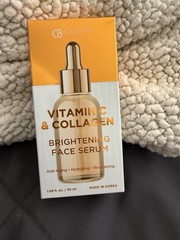 CB Clear Beauty Brightening Serum Vitamin C Collagen Anti-Aging 1.69 fl oz