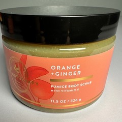Bath & Body Works Orange Ginger Pumice Body Scrub 11.5oz Aromatherapy Set of 2