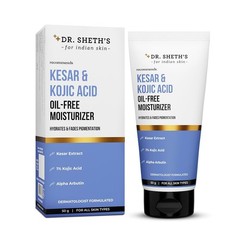 Dr. Sheth&rsquo;s Kesar & Kojic Acid Oil-Free Moisturizer | Lightweight Gel Cream| 50g