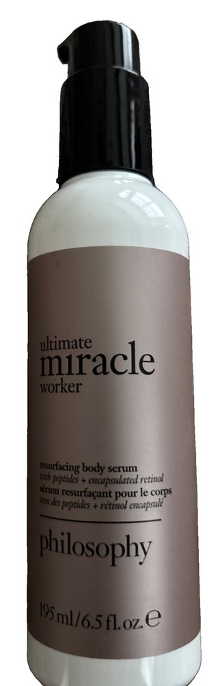 Philosophy – Ultimate Miracle Worker Resurfacing Body Serum-6.5 oz/195 mL NEW!
