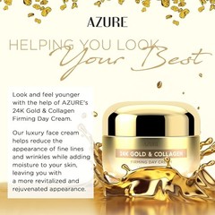 Azure Dermatologist Tested 24K Gold & Collagen Face Moisturizer – K Beauty Anti-