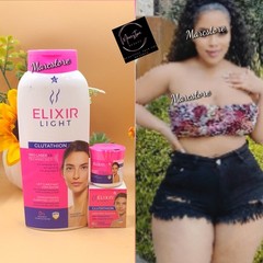 ELIXIR LIGHT GLUTATHION CLARIFYING BODY LOTION 500ml & Face Cream SPF45