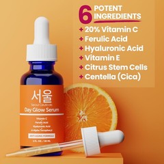 SeoulCeuticals Korean Skin Care 20% Vitamin C Hyaluronic 1 Fl Oz (Pack of 1)