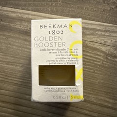 Beekman 1802 Golden Booster Brightening Serum Vitamin C 0.5 fl. oz. NEW IN BOX