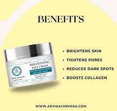 Advik Ayurveda Brightening Face Cream For All Skin Types 50gm i973