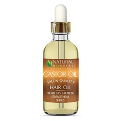 Natural Wunderz Castor Hair Oil, Supports Growth, 4 Fl Oz (Pack of 1)