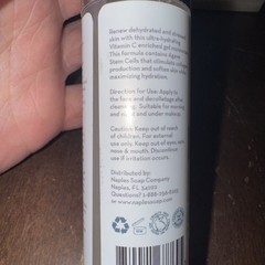 Naples Soap Company Brightening and Hydrating Vitamin C Plant Stem Cell Gel 1.7z