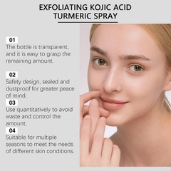 Peeling Shot Kojic Exfoliating Acid Turmeric Spray,100ml Facial Spray Hot US