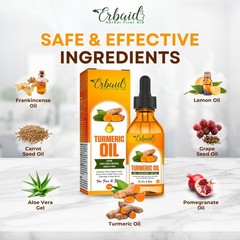 Turmeric Oil – Dark Spot Facial Serum for Face & Body – 1 Fl Oz (Pack of 1)