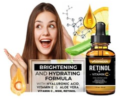 Advanced Vitamin C Anti-Wrinkle Retinol Serum 30% Organic Vitamins