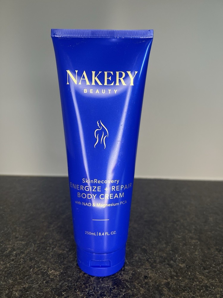 Nakery SkinRecovery Energize+Repair Body Cream 8.4 Fl Oz w/ NAD & Mag BRAND NEW