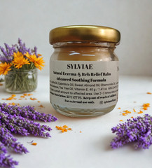 Gentle Calendula Balm for Sensitive Skin, Natural Herbal Moisturizer, Comforting