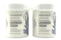 NatureWell Lavender Moisturizing& Hydrating Body Cream, 2-Pack (16 oz)