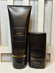 Bath & Body Works Men’s Collection NOIR Ultimate Hydration Cream and Deodorant