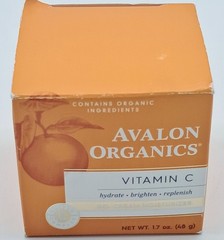 Avalon Organics Gel Cream Moisturizer with Vitamin C, 1.7 Oz