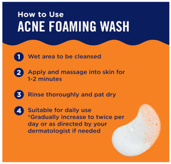 PanOxyl 10% Benzoyl Peroxide Acne Foaming Wash 5.5 oz Face Body Cleanser