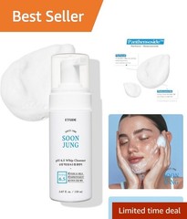 SoonJung pH 6.5 Whip Cleanser | Mild Micro Foaming Face Wash for Sensitive Sk…