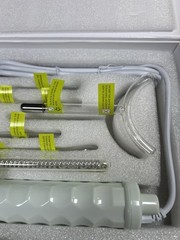 Pure Daily Care NuDerma Professional Ne+Ar Skin Therapy Wand w 6 Fusion OPEN BOX