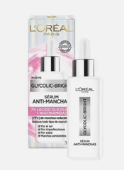 Sérum facial L&rsquo;Oréal Paris Glycolic Bright antimanchas ácido glicólico, niacinam