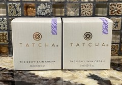 Bunde 2 TATCHA The Dewy Skin Cream Moisturizer Big Travel Size .34 oz each NIB