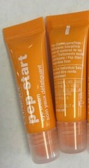 Lot of 2* Clinique Pep-Start Eye Cream 0.24 oz/7 ml Each tube deluxe Travel size
