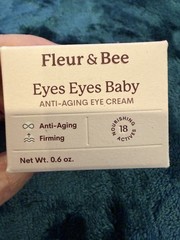 Fleur & Bee Eyes Eyes Baby Anti-Aging Vegan & Paraben Free Eye Cream 0.6 OZ