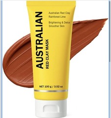 Australian Red Clay Face Mask, Mineral-Rich Natural Hydrating and Soothing `