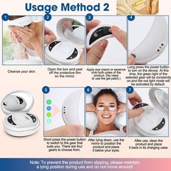 Electric Eye Massager Red Light Therapy For Dark Circles Eye Bags and Puffiness