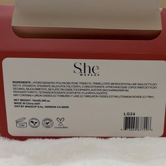 She Makeup Lip Glowy Balm Multicolor Vegan Cruelty-Free 36-Piece Display Set