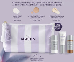 ALASTIN Radiance Reset Kit Travel Size HA + Vitamin C Serum & SPF 36 Tinted
