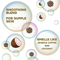 OGX Smoothing + Coconut Coffee Exfoliating Body Scrub with Arabica Coffee & Coco
