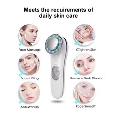 Microcurrent Facial Device Face Massager LED Light Therapy Skin Tightening
